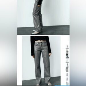 Zara Metallic Jeans